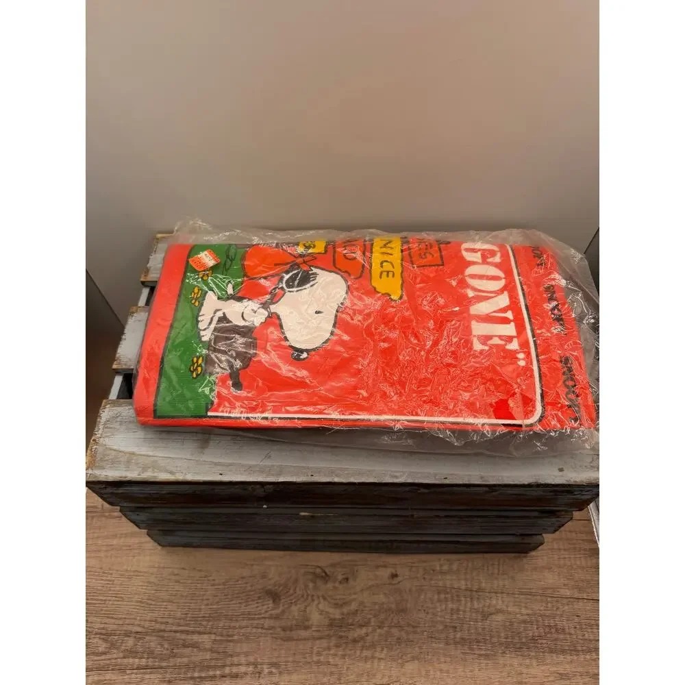 Vintage Snoopy Peanuts Jumbo Travel Tote For Pets-Petique ConAgra-Dog Gone Bag